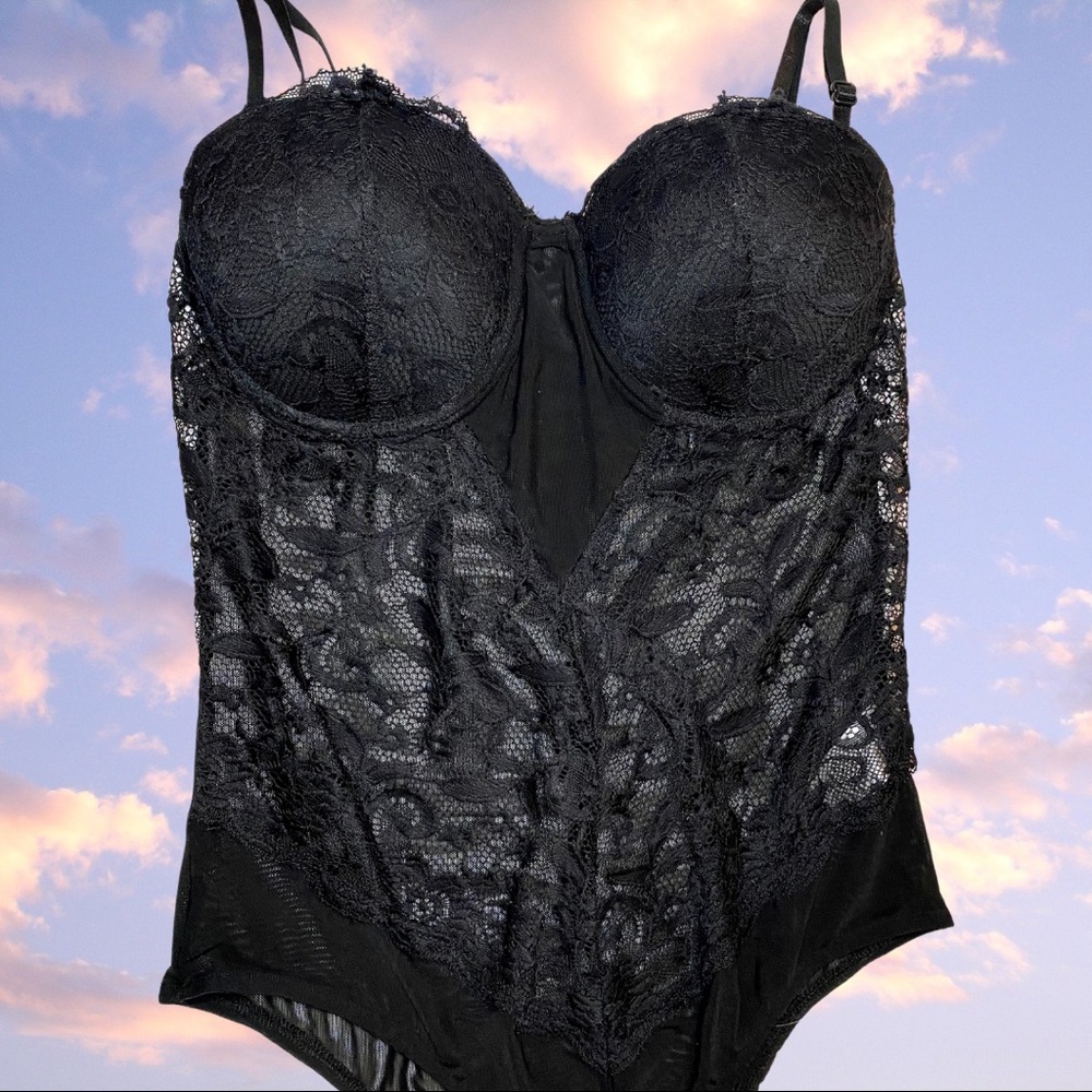 Black Lace Bodysuit (NEVER worn)